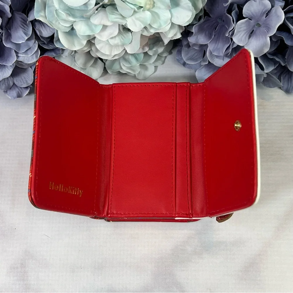 Red and White Hello Kitty Wallet and Coin Purse - Picture 7 of 16